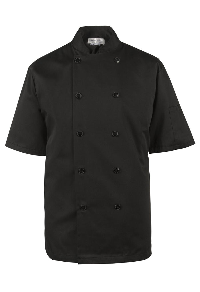 Spirito - Mesh Chef Jacket W/ Vent S/S Black - 2XL - BG21820