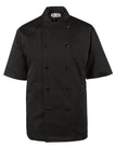 Spirito - Mesh Chef Jacket W/ Vent S/S 2XL-3XL - Black - BG21820 Spirito - Mesh Chef Jacket W/ Vent S/S 2XL-3XL - Black - BG21820