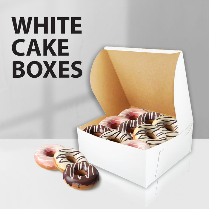 EB - White Cake Boxes - 16x16x6