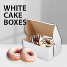 EB - White Cake Boxes - 6 ½x4½x3½ EB - White Cake Boxes - 6 ½x4½x3½