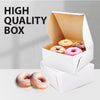 EB - White Cake Boxes - 6½x6½x3½