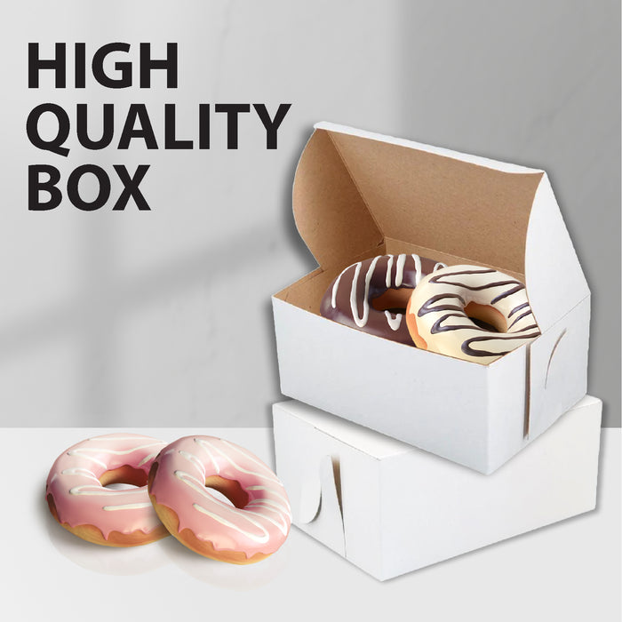 EB - White Cake Boxes - 6x3¼ x 3