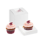 EB - 4 x 4 x 4 - Single Cupcake Insert Fits - White - 5279I EB - 4 x 4 x 4 - Single Cupcake Insert Fits - White - 5279I
