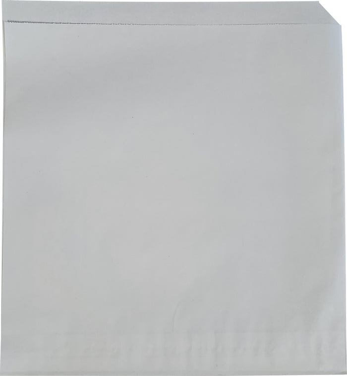 Double Sided Open/Bagel - Greaseproof Bags White - 8.8x9.8