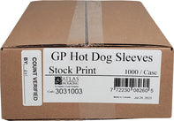 Atlas - Hot Dog Sleeve - Grease Proof - 3031003 Atlas - Hot Dog Sleeve - Grease Proof - 3031003