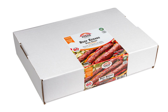 Kebab Factory - Beef Kebabs - Ready to Cook - Frozen