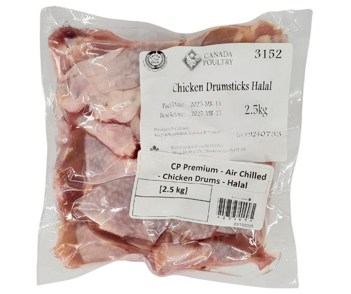 CLR - Fresh to Frozen - CP - Air Chilled Chicken Drums - Halal