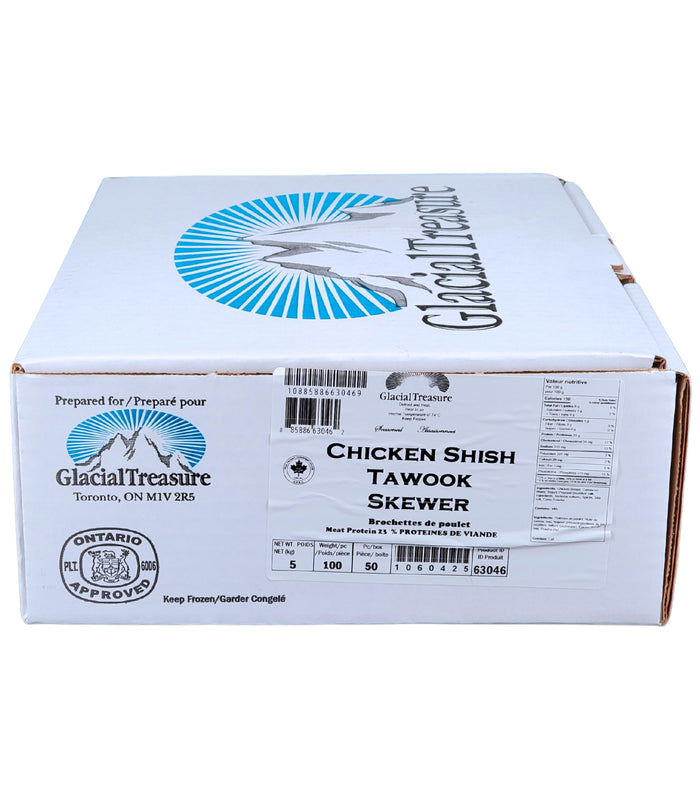 Frozen - Glacial Treasures - Raw - Shish Tawook Skewers - Halal