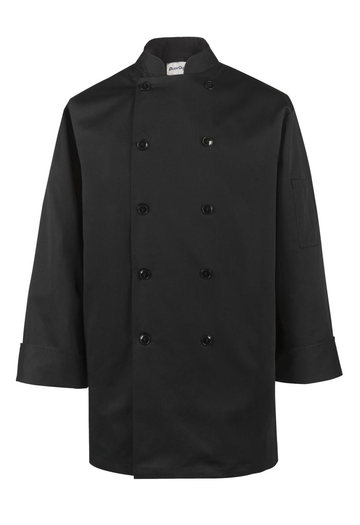 Spirito - Mesh Chef Jacket W/ Vent L/S Black - S - BG21821