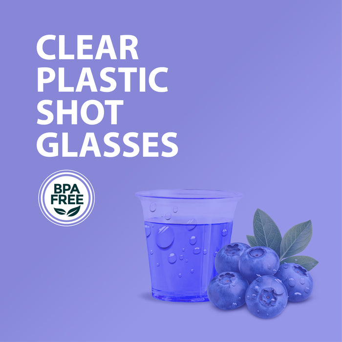 Morning Dew - 1oz Clear Plastic Shot Glass - PS1C