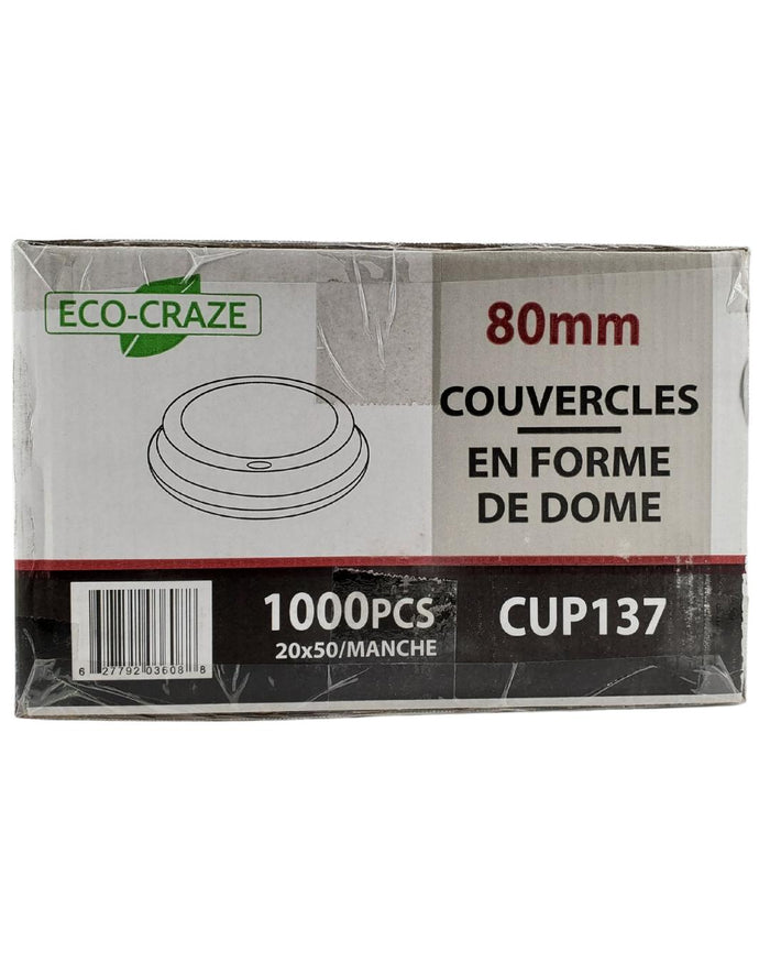 Eco-Craze - CPLA 8oz Dome Lid