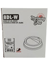 Morning Dew - Dome Sip Lid for 8 oz Tall Hot Paper Cups - White - 8DL-W