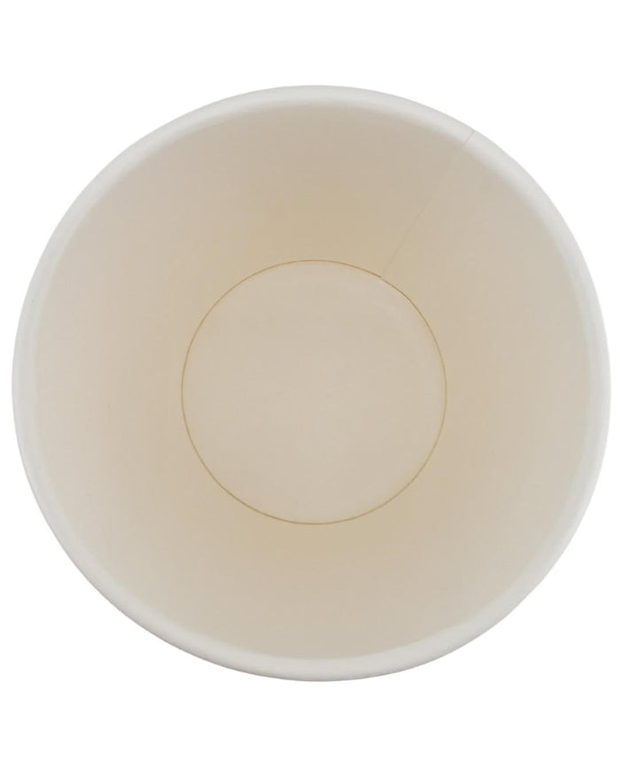 Morning Dew - 8 oz Tall Hot Paper Cup - Double Wall - White - D-H8TW