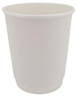 Morning Dew - 10oz Squat Hot Paper Cup - Double Wall - White - D-H10SW Morning Dew - 10oz Squat Hot Paper Cup - Double Wall - White - D-H10SW