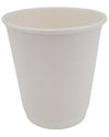 Morning Dew - 10oz Squat Hot Paper Cup - Double Wall - White - D-H10SW