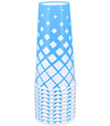 Morning Dew - 22oz Cold Paper Cups - Ice Blue Print - CPC22R