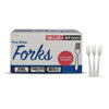 Value+ - Heavy - Plastic Forks - White - Retail Pack - RP2001