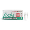 CLR - Value+ - Medium Heavy - Plastic Fork - White - Retail Pack - RP1101
