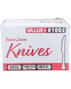 Value+ - Plastic Knife - Bulk - B1002