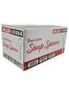 Value+ - Plastic Soup Spoons - White - Bulk - B1004