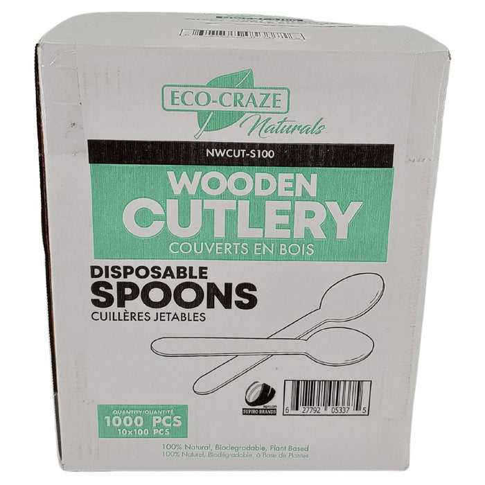 Eco-Craze - Wooden TEA Spoon - Bulk
