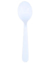 Value+ - Heavy - Plastic Soup Spoons - White - Retail Pack - RP2004