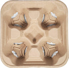 Eco-Craze - 4 Cup Carrying Tray - Retail Eco-Craze - 4 Cup Carrying Tray - Retail