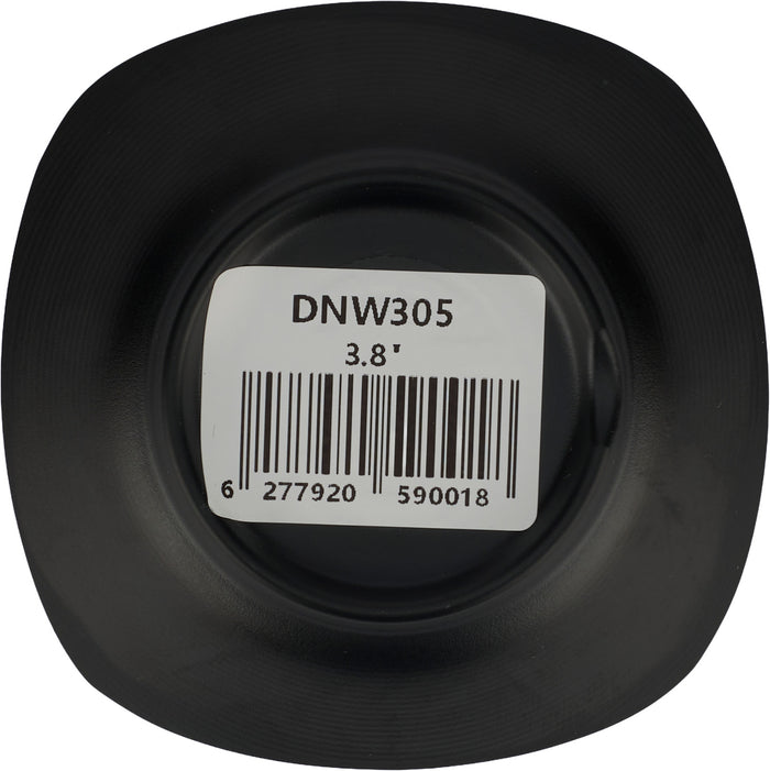 Melamine Square Bowl - Black - 3.8