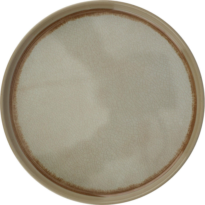 Melamine Beige Deep Plate - 10