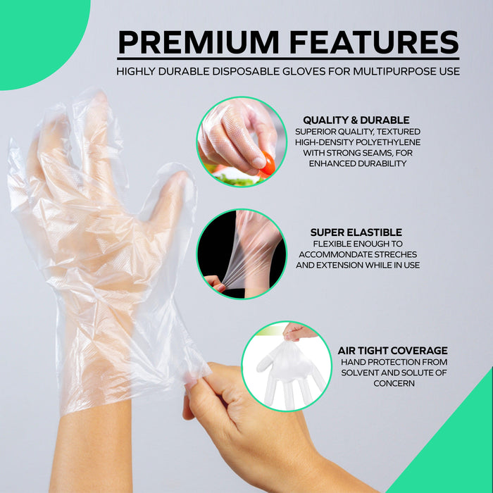 Rhino - DC2 - Clear Deli Gloves - Medium - 200M