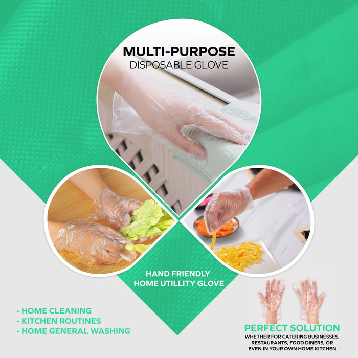 Rhino - DC2 - Clear Deli Gloves - Small - 200S