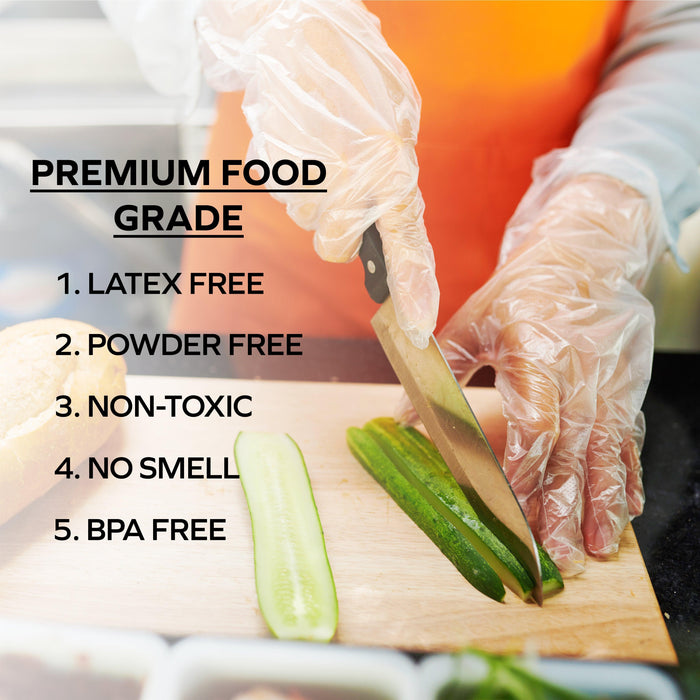 Rhino - DC2 - Clear Deli Gloves - Medium - 200M