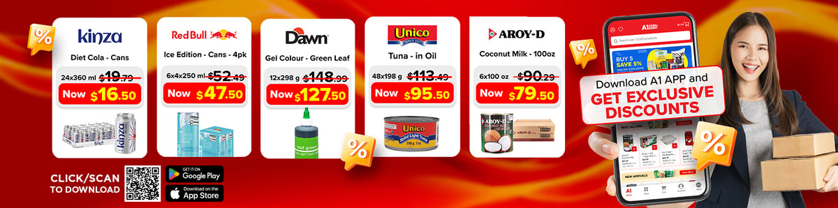 Download the A1 Cash and Carry App for Exclusive Weekly Deals