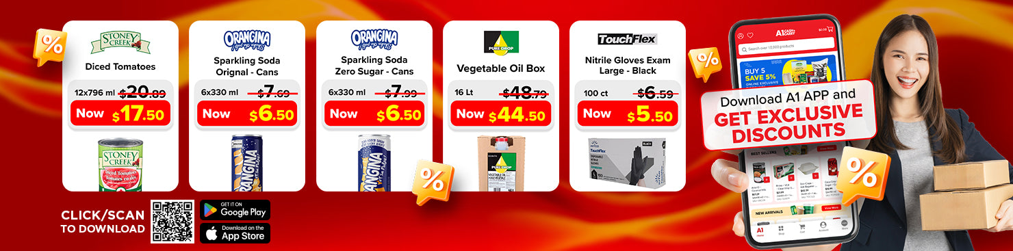 Download the A1 Cash and Carry App for Exclusive Weekly Deals