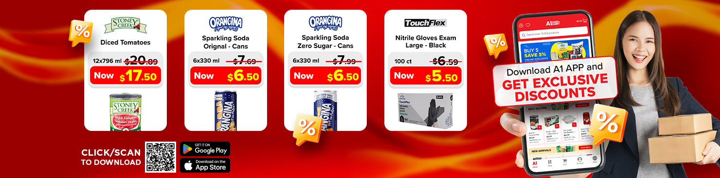 Download the A1 Cash and Carry App for Exclusive Weekly Deals