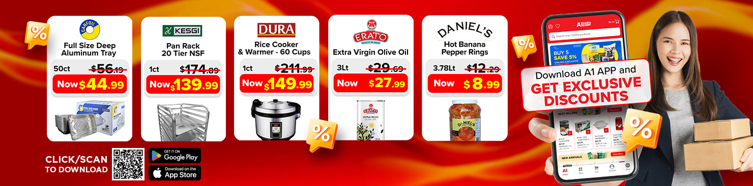 Download the A1 Cash and Carry App for Exclusive Weekly Deals