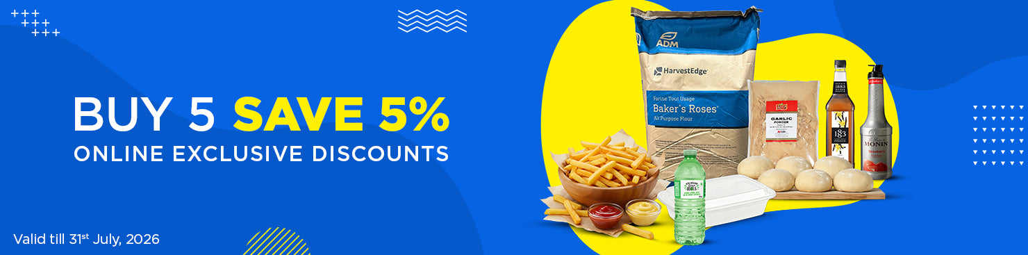 A1 Cash and Carry Monthly Online Exclusive: Buy 5 Save 5% Deals