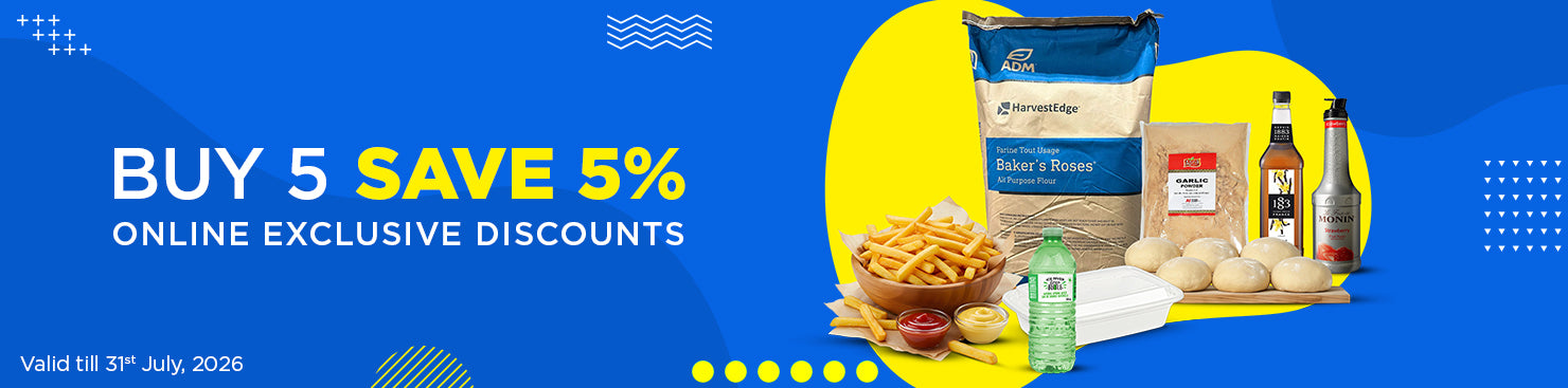A1 Cash and Carry Monthly Online Exclusive: Buy 5 Save 5% Deals