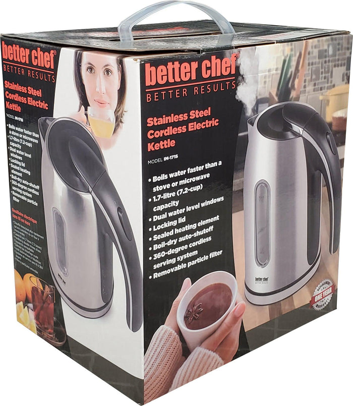 Better Chef Cordless Kettle S.Steel - 170S