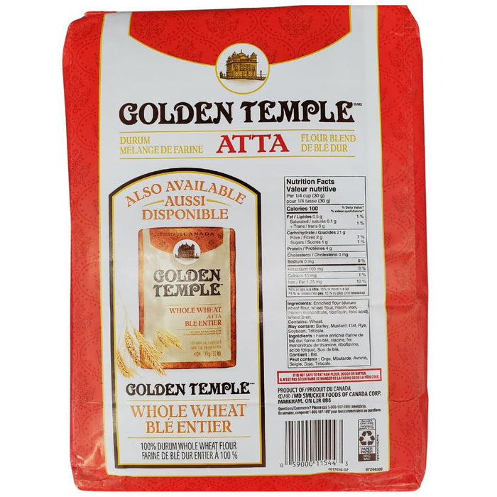 Golden Temple - Durum Atta - Red bag - 9kg