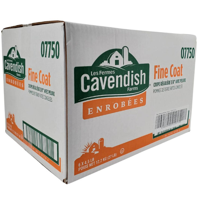 Cavendish - French Fries - 3/8 Straight Cut - Skin On - Fine Coat - 07750