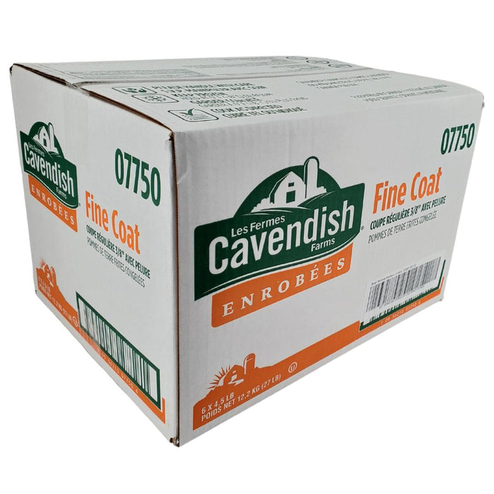 Cavendish - French Fries - 3/8 Straight Cut - Skin On - Fine Coat - 07750