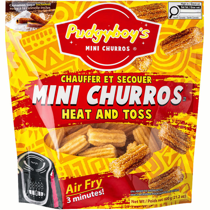 Pudgyboy's - Mini Churros - Heat and Toss