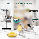 French Fry Cutter with 3/8 French Fry Cutter with 3/8