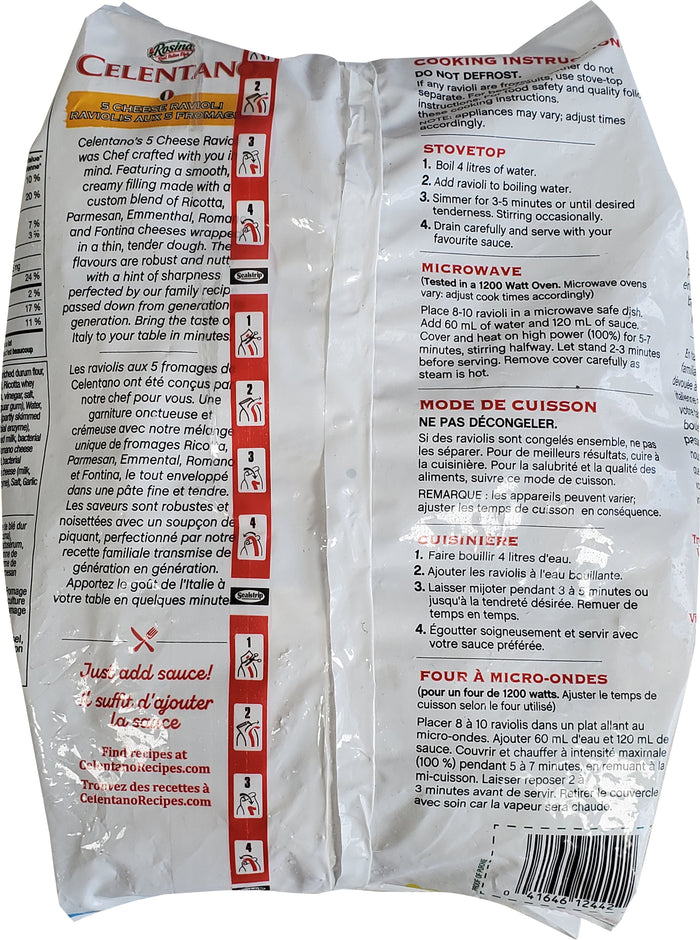 CLR - Frozen - Celentano - 5 Cheese Ravioli