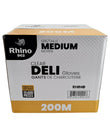 Rhino - DC2 - Clear Deli Gloves - Medium - 200M Rhino - DC2 - Clear Deli Gloves - Medium - 200M