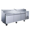 Glacier - Pizza Prep Table 3 Door 90*31*43 -GPP-90