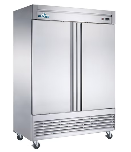 Glacier - Reach-In 2 Door Refrigerator 55*32*80 -GR-2