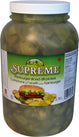 Supreme - Dill Pickles - Sliced - for Hamburger - Plastic Jar Supreme - Dill Pickles - Sliced - for Hamburger - Plastic Jar