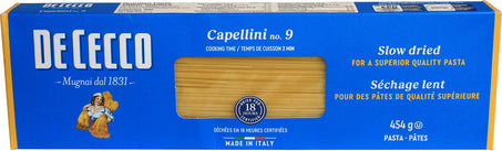 DeCecco - Pasta - Capellini - #9 DeCecco - Pasta - Capellini - #9